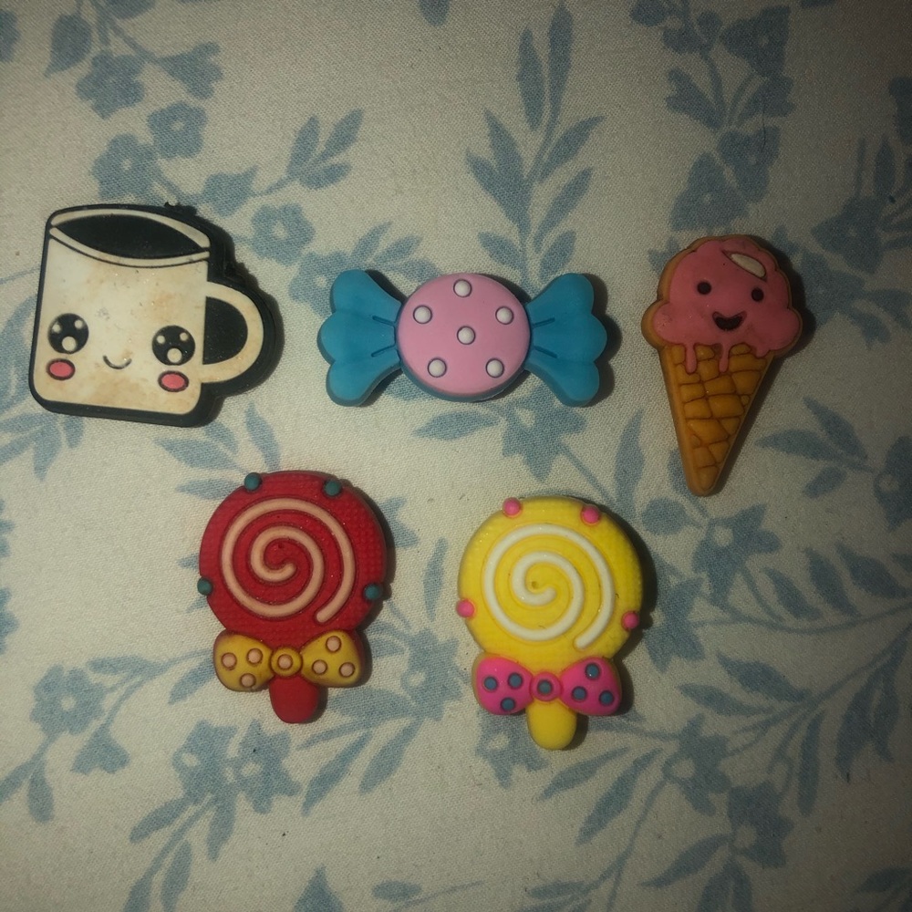 Candy and Sweets Croc JIBBITZ coffee ice cream